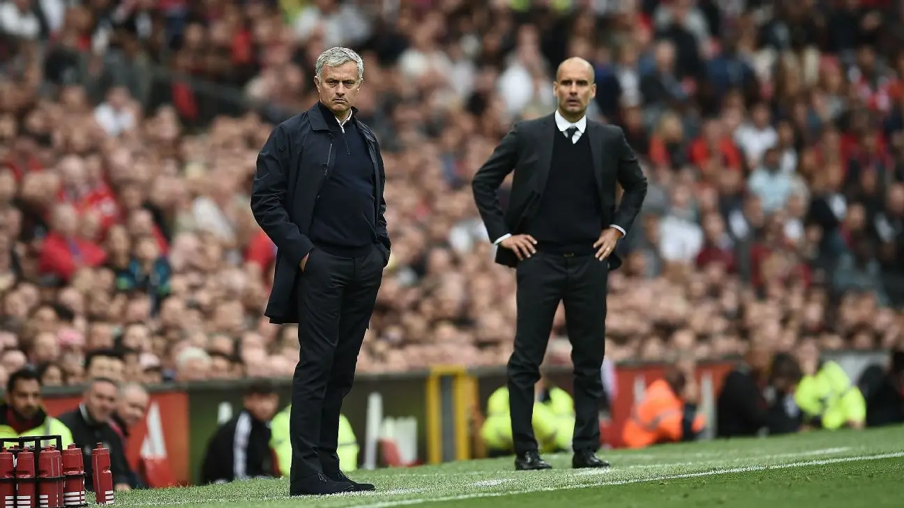 José Mourinho e Guardiola